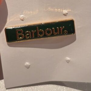 Barbour logo pin new